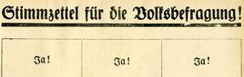 Stimmzettel