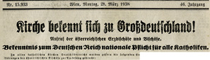  "Neue Wiener Nachrichten" vom 28. März 1938