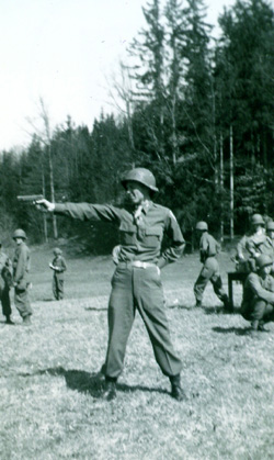 Schießübungen der Amerikaner im Sulzbachtal, 1945