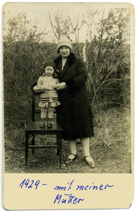 Hilde Röhrenbacher mit Mutter